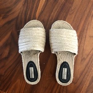 Balenciaga Jute Sandal Raffia 35 5